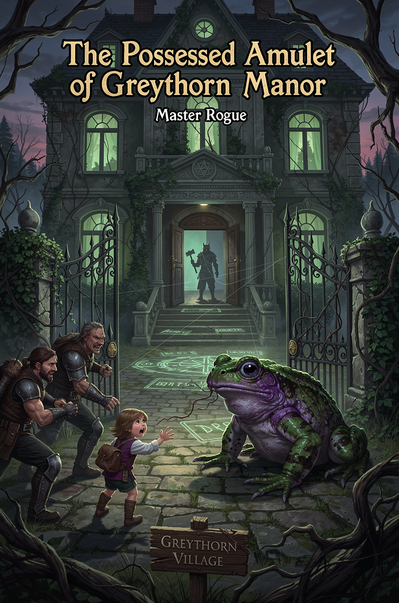 The Possessed Amulet of Greythorn Manor cover